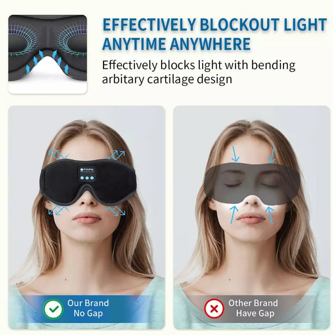 3D Bluetooth Wireless Music Sleep Mask