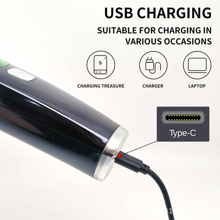Automatic Suction Waterproof Hair Clipper