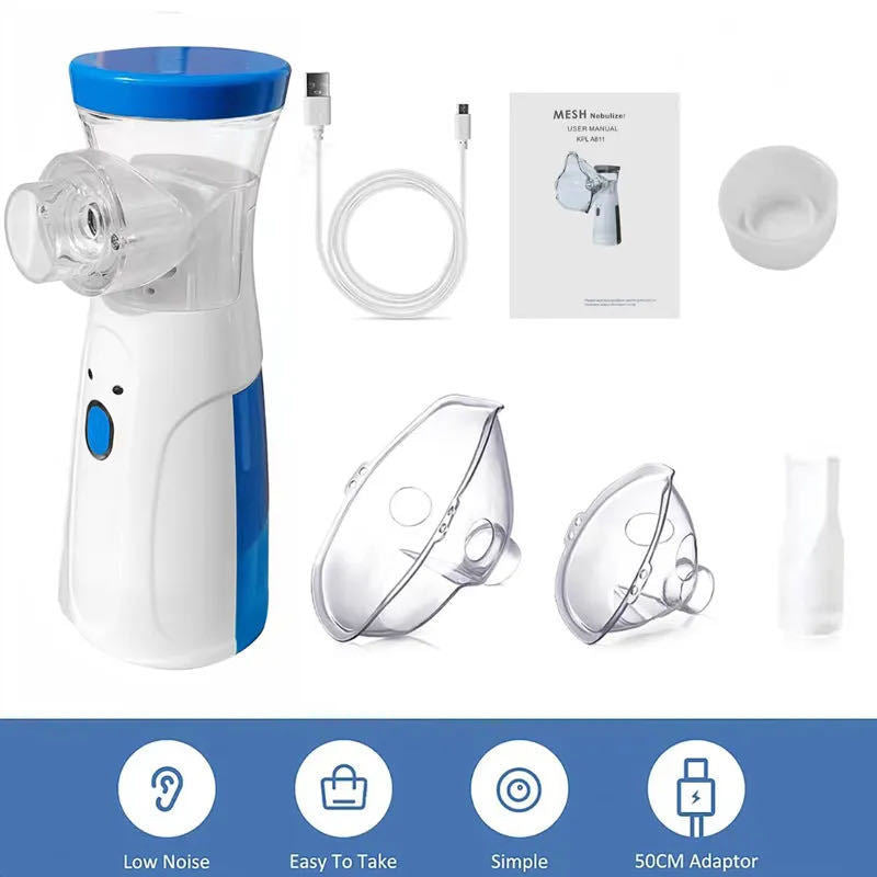 Portable Silent Mesh Nebulizer