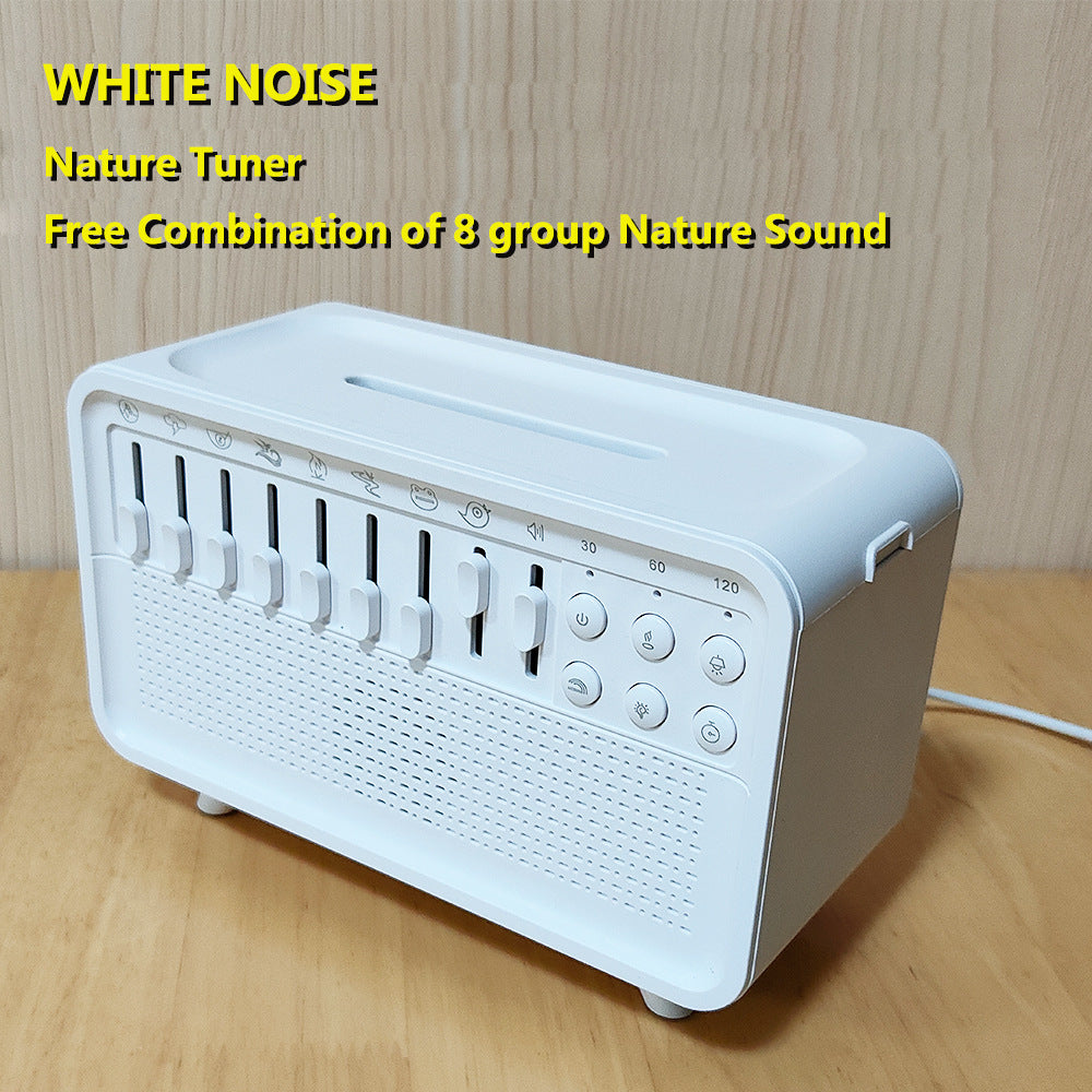 White Noise Flame Humidifier & Speaker